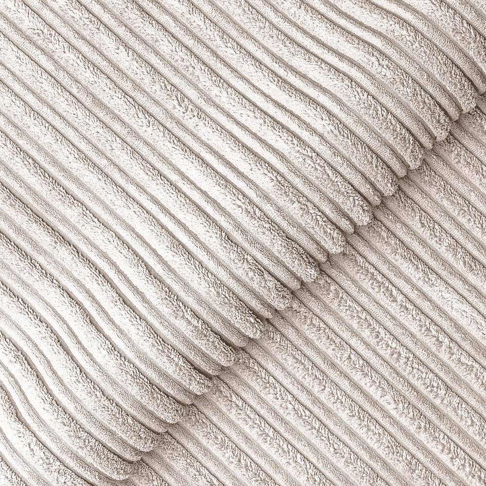 Luxor 5 Seater Cream Jumbo Cord Scatter Back Sofa Suite Image 3