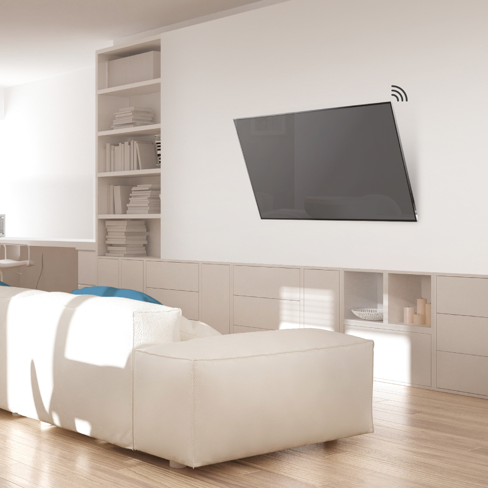 Barkan 19 to 83 inch TV Wall Mount Bracket with Integrated HDTV Antenna Image 2