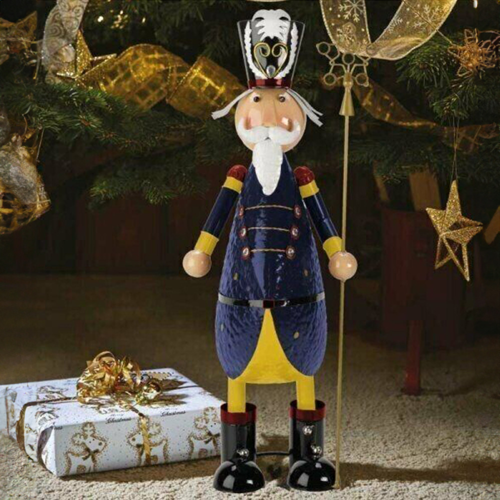Marco Paul Metal Polka Nutcracker Standing Decoration Image 4