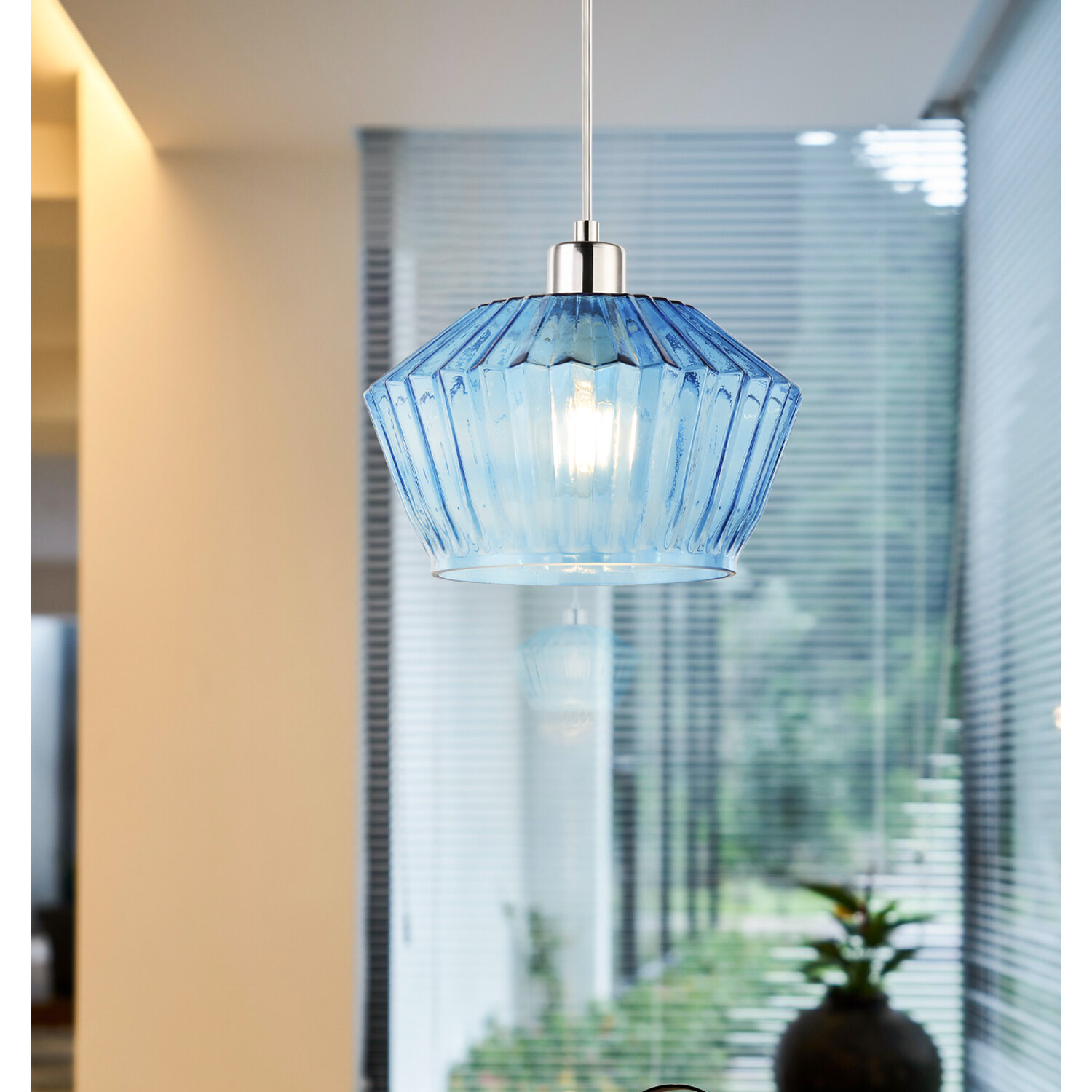 Arlo Blue Pendant Shade Image 3