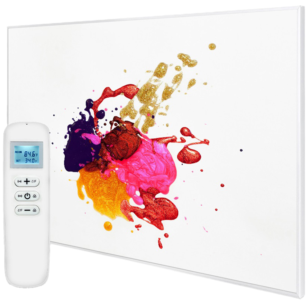 Mirrorstone Nexus 1200W Flying Paint Wi-Fi Infrared Heating Panel 995 x 1195mm Image 1