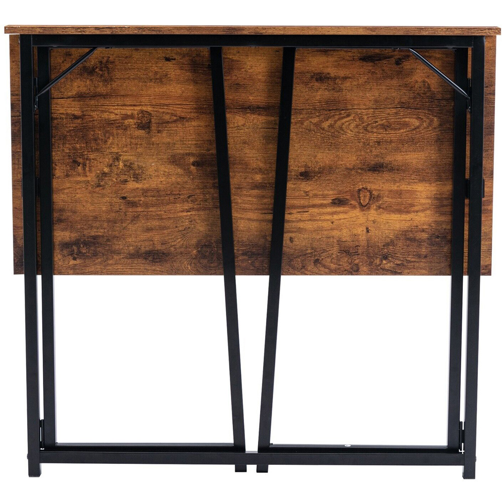 Boston Foldable Computer Desk Walnut Image 5