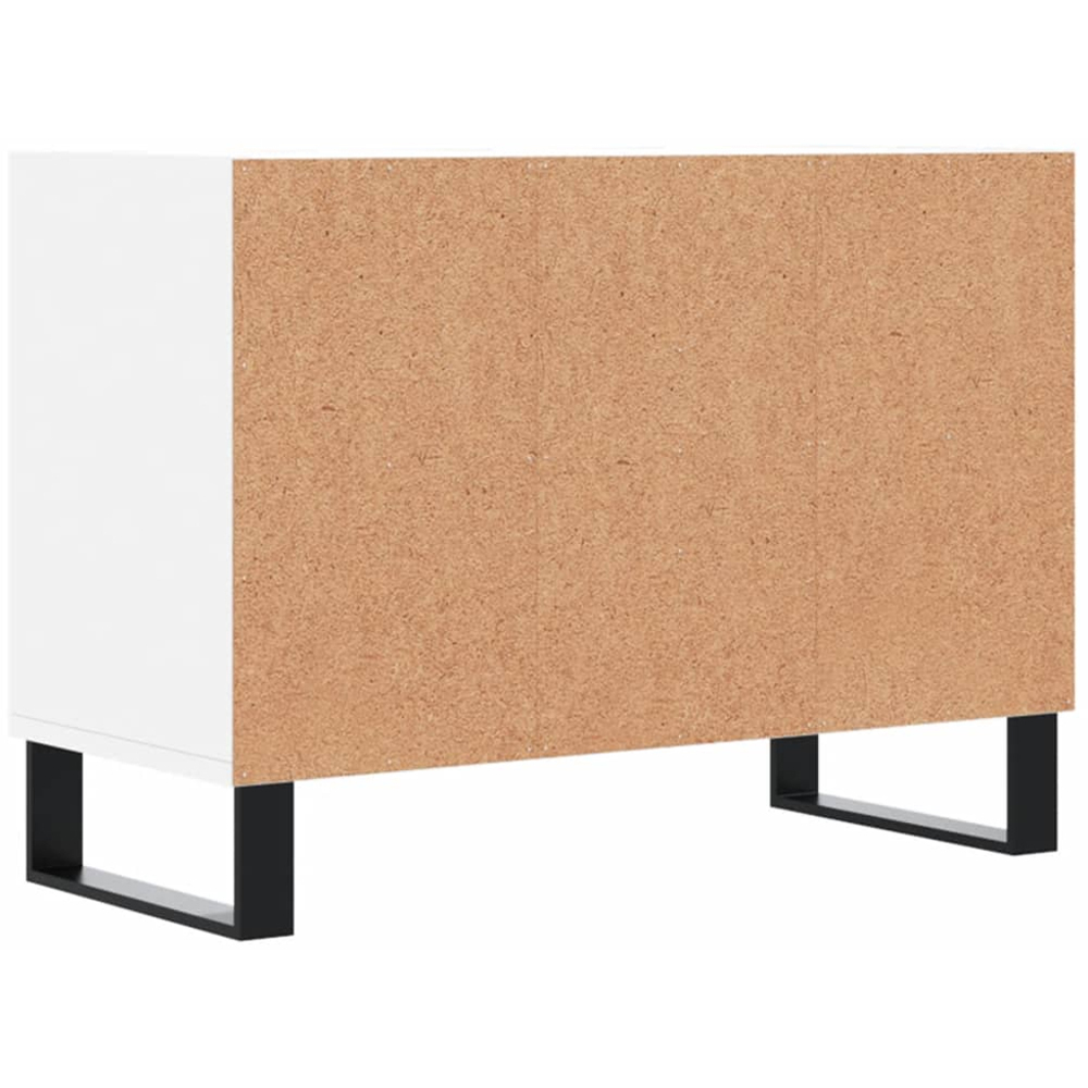 vidaXL 4 Shelf White TV Cabinet Image 6