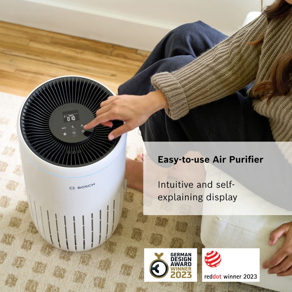 Bosch Air 4000 3-in-1 White Compact Air Purifier Image 5