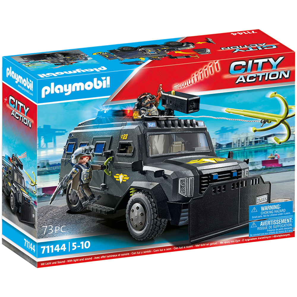 Playmobil Tactical Unit All-Terrain Vehicle Playset 73 Piece Image 1