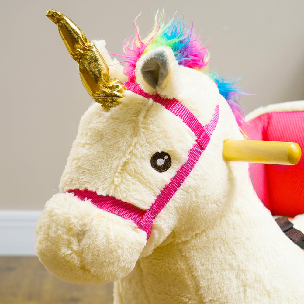 AIYAPLAY Rocking Horse with Unicorn Design Image 4