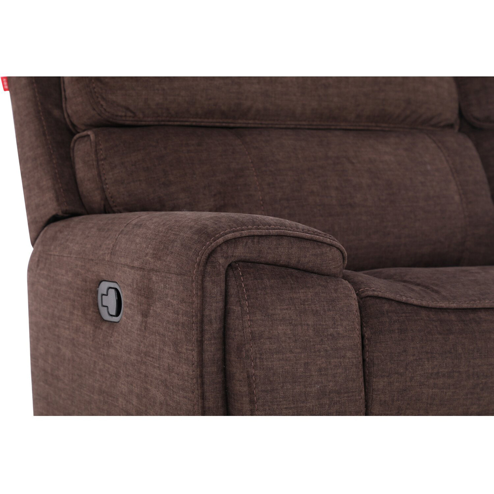 Cancun 5 Seater Brown Corner Sofa Image 5