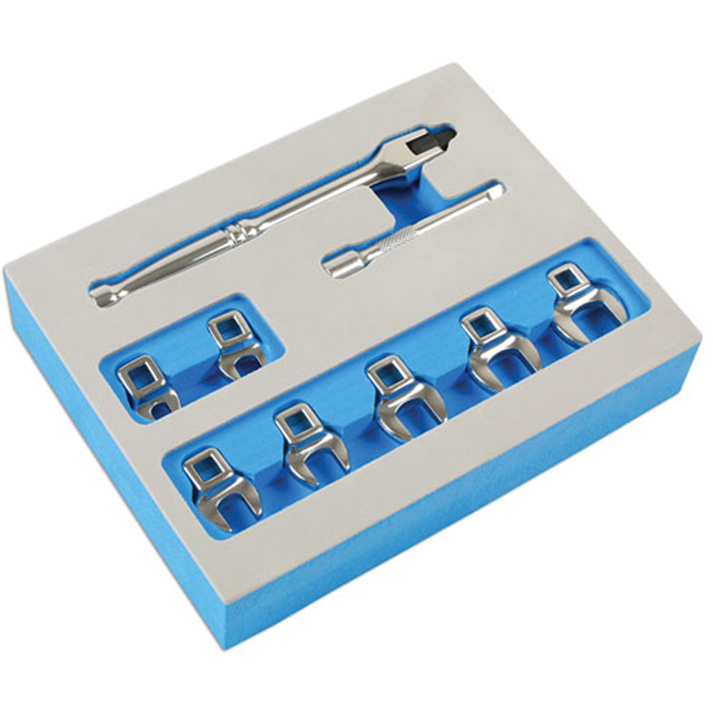 Laser 7294 9 Piece 1/4 inch D Flare Nut Wrench Set Image 4