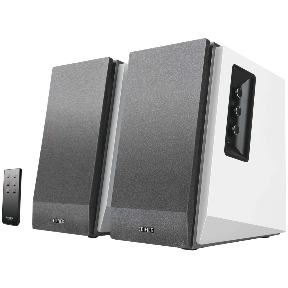 Edifier R1700BT 2.0 White Bluetooth Bookshelf Speaker Set 66W Image 1