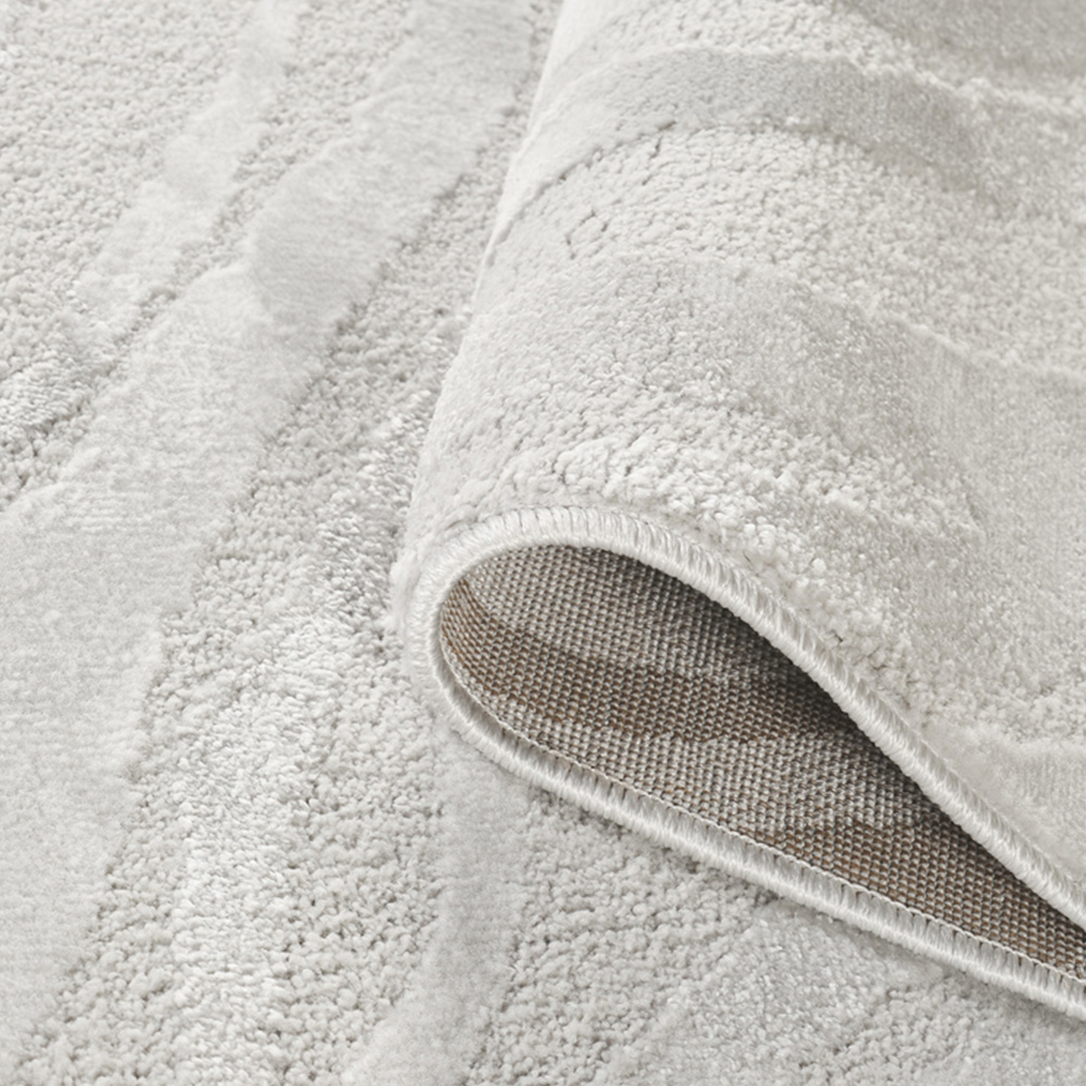 Desire Rugs Hamilton Silver Marble Rug 60 x 220cm Image 3