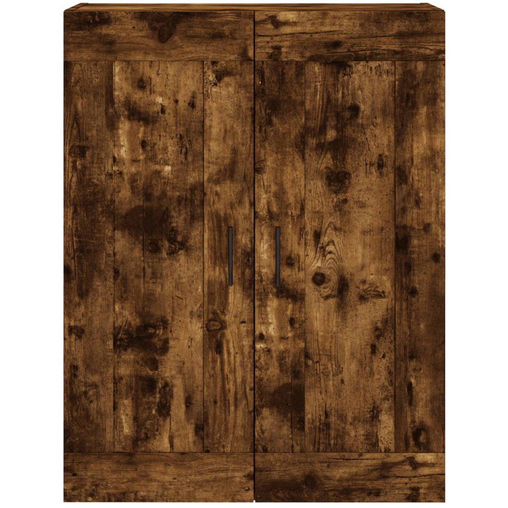 vidaXL 2 Door 3 Drawer Smoked Oak Highboard Image 6