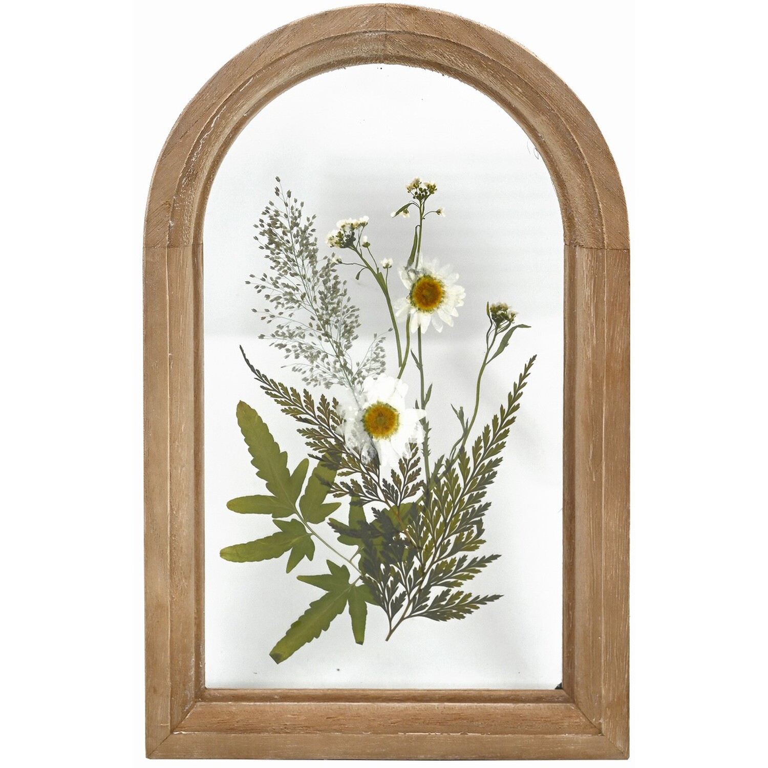 Botanical Dried Flowers Arch Wall Art - Wood Image 4