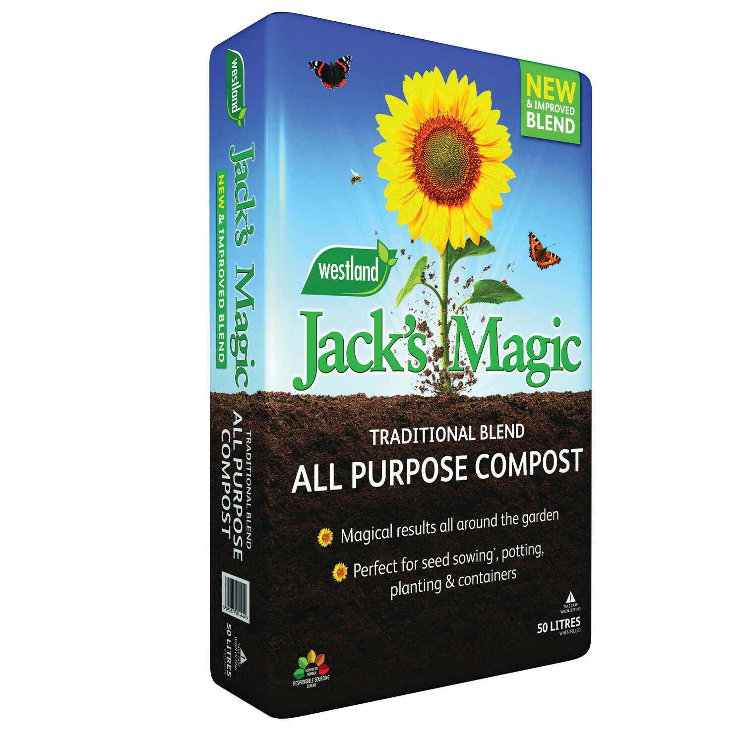 Westland Jacks Magic All Purpose Compost with Reduced Peat 50L Image