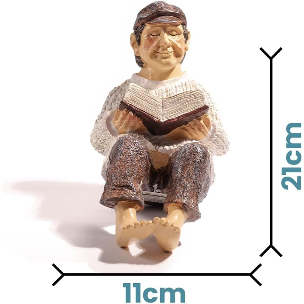 Marco Paul Light Up Solar Grandfather Statue Garden Ornament Image 8