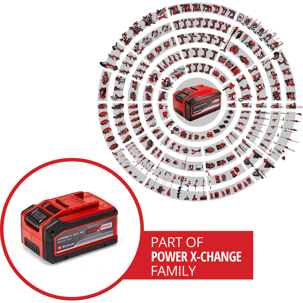 Einhell 4 to 6Ah Power X Change Plus Battery 18V Image 2
