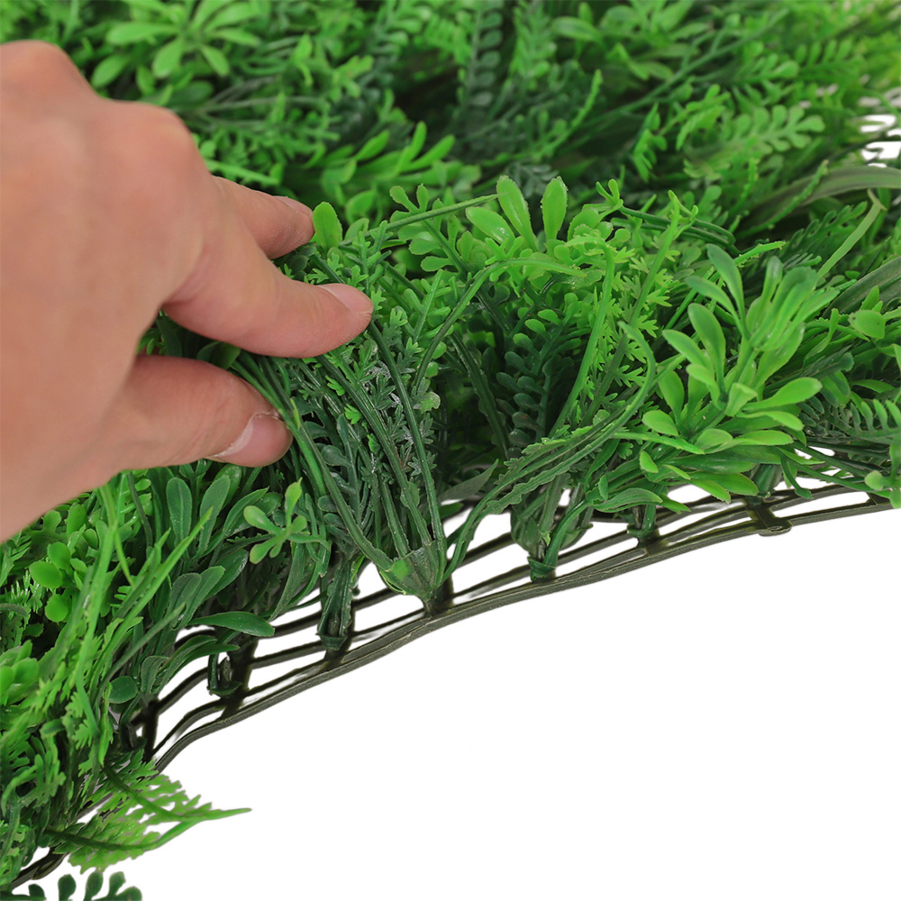 Living and Home Green Artificial Plant Hedge Wall Panel 60 x 40cm Image 4