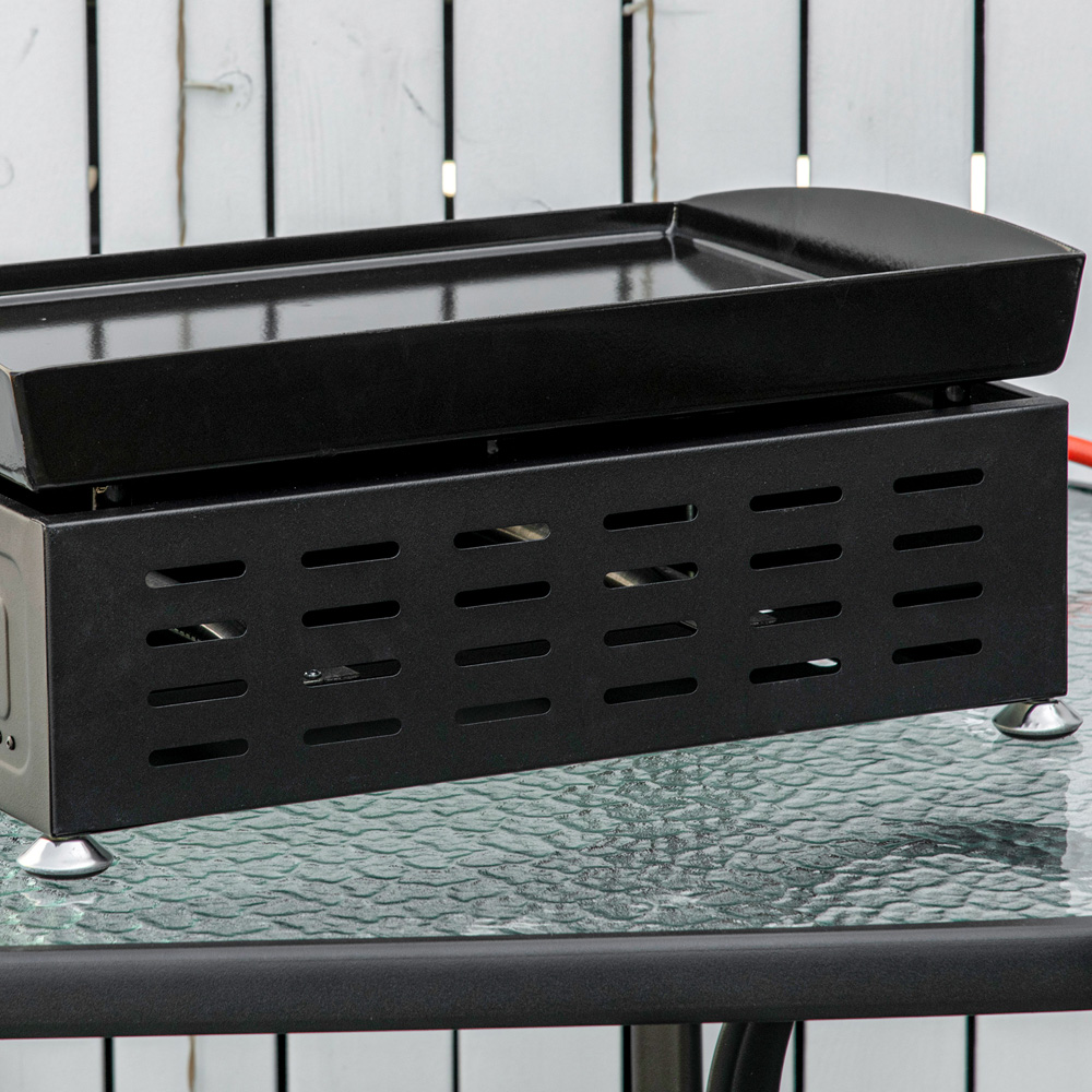 Outsunny 2 Burner Portable Tabletop Gas BBQ Image 3