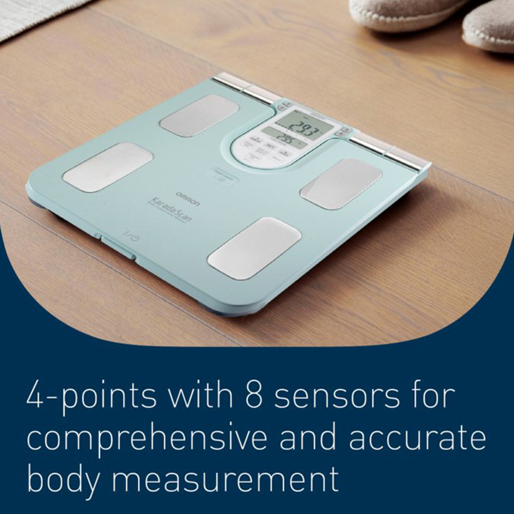 Omron Turquoise Digital Body Composition Monitor Image 3