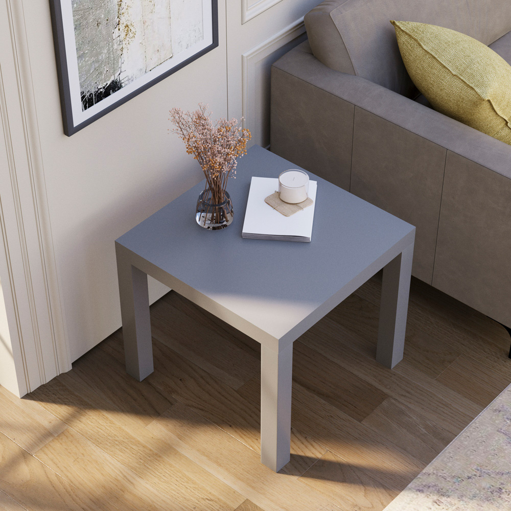 Vida Designs Beeston Grey Side Table Image 4