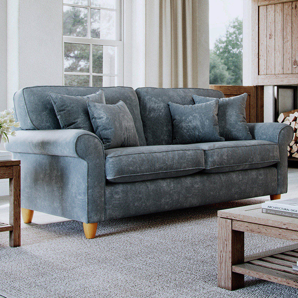 Sinatra 2 Seater Medium Glory Steel Sofa Image 1