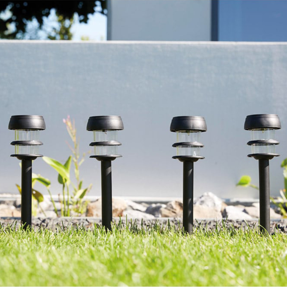 Luxform Lagos Black LED Garden Solar Spike Light 24 Pack Image 5