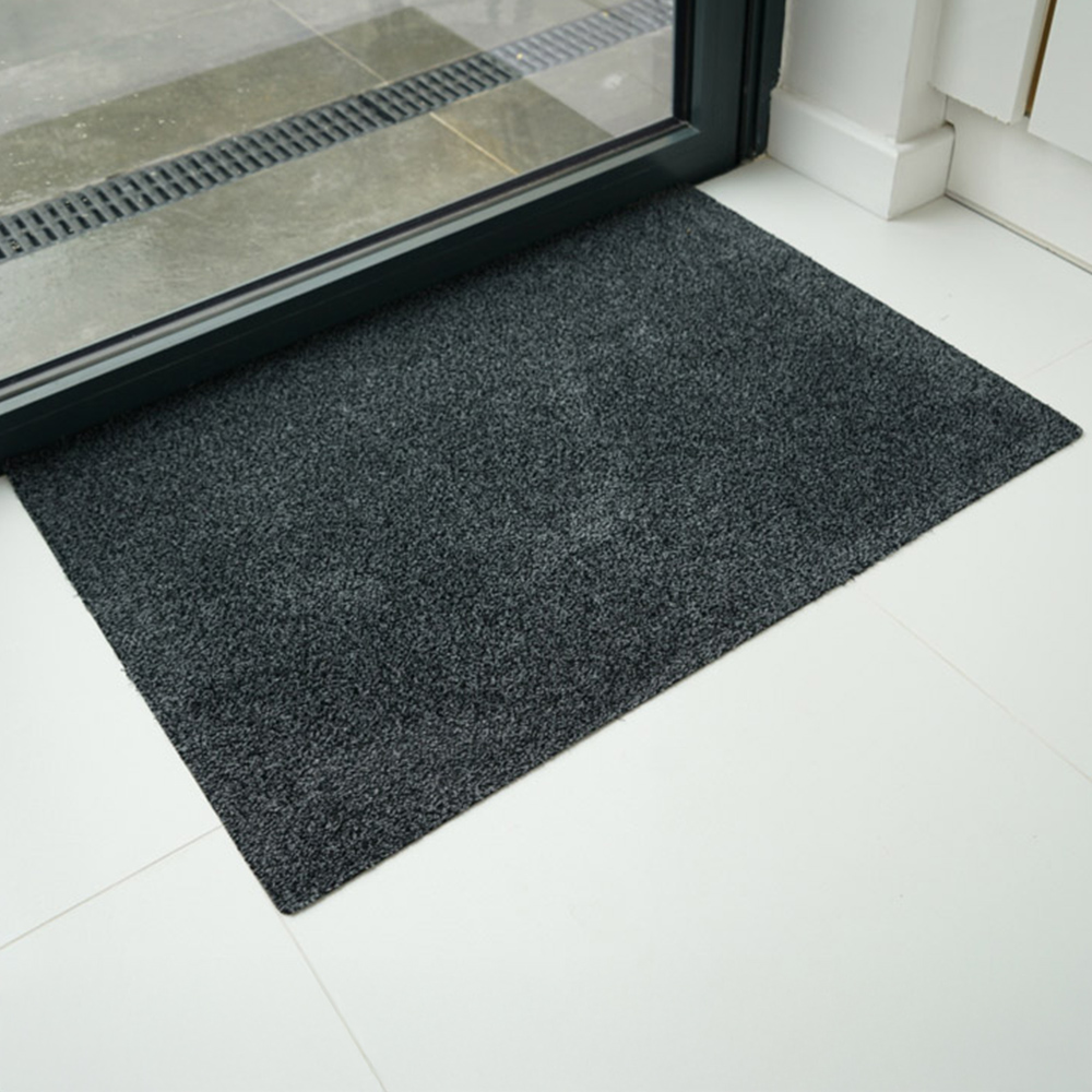 Desire Rugs Anthracite Non Slip Absorbent Dirt Trapper Entrance Door Mat 50 x 80cm Image 2