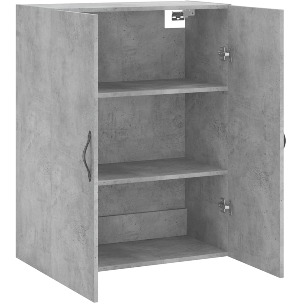 vidaXL 2 Door Concrete Grey Wall Mounted Cabinet Image 6