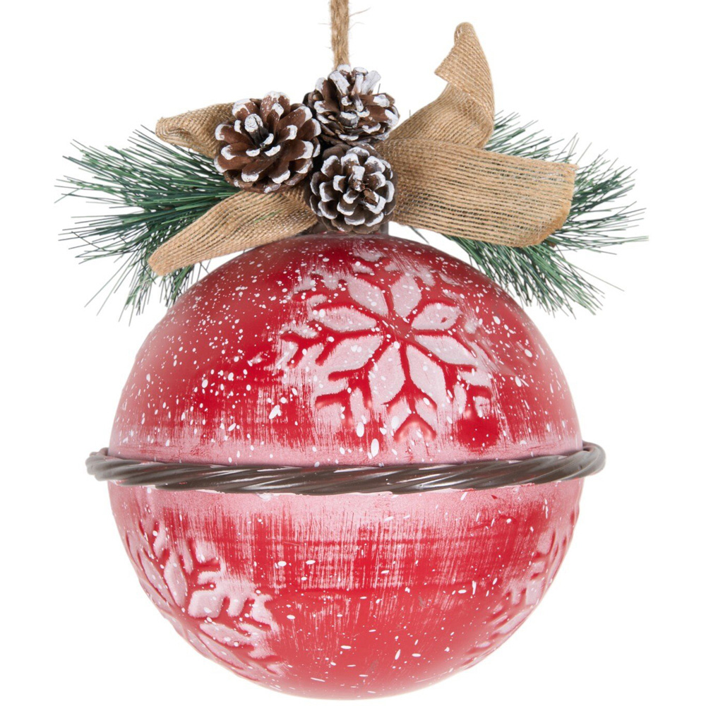 Floristry Hanging Bell Red Image 2