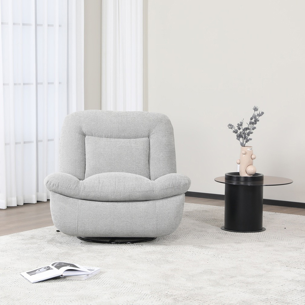 Brooklyn Ebba Light Grey Recliner Chair Image 2