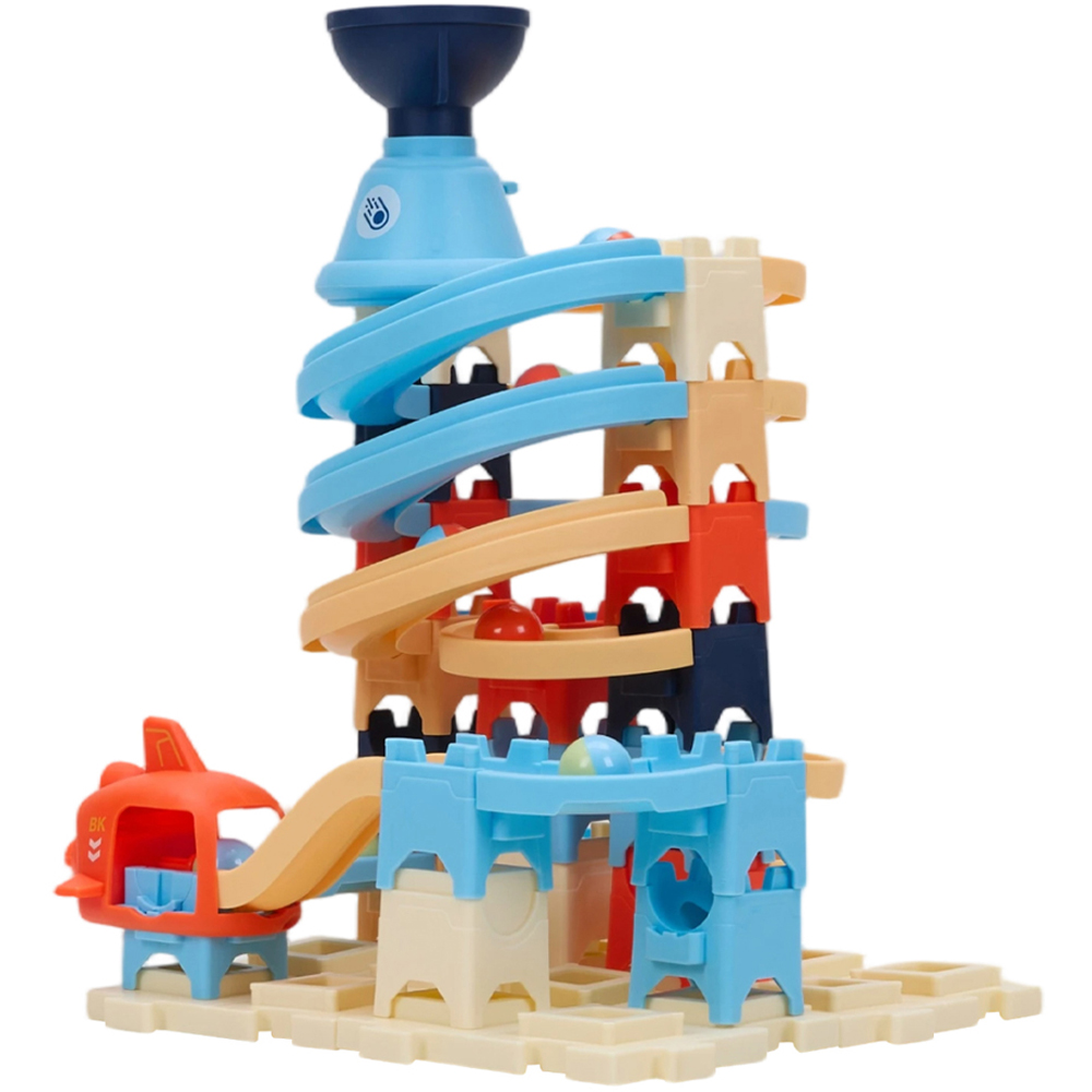 H&O Direct Kids Rocket Theme Marble Run Construction Toy Image 1