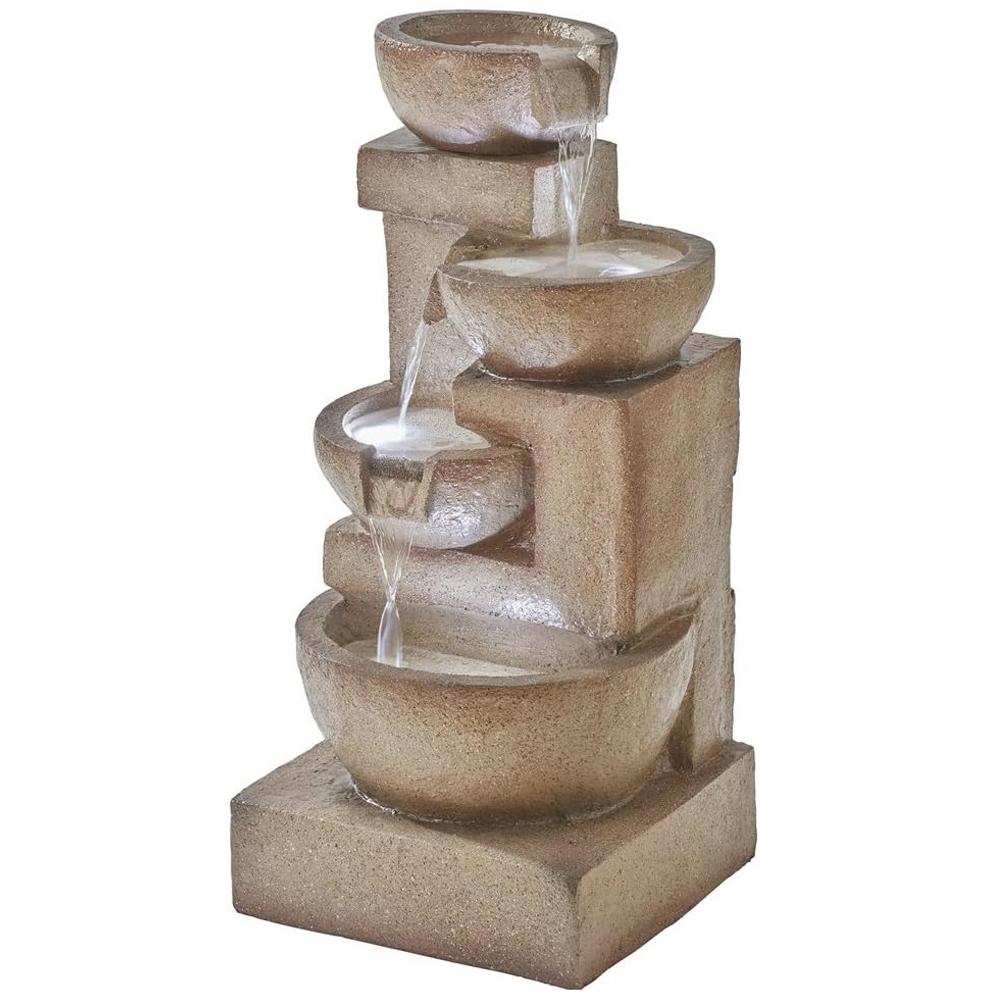 Garden Gear Serenity Four Tier Laguna Cascade Water Feature Image 1