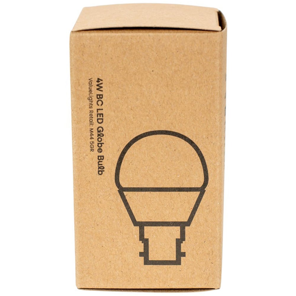 ValueLights 4 Pack B22 LED 4W 2700K Warm White Globe Light Bulbs Image 5