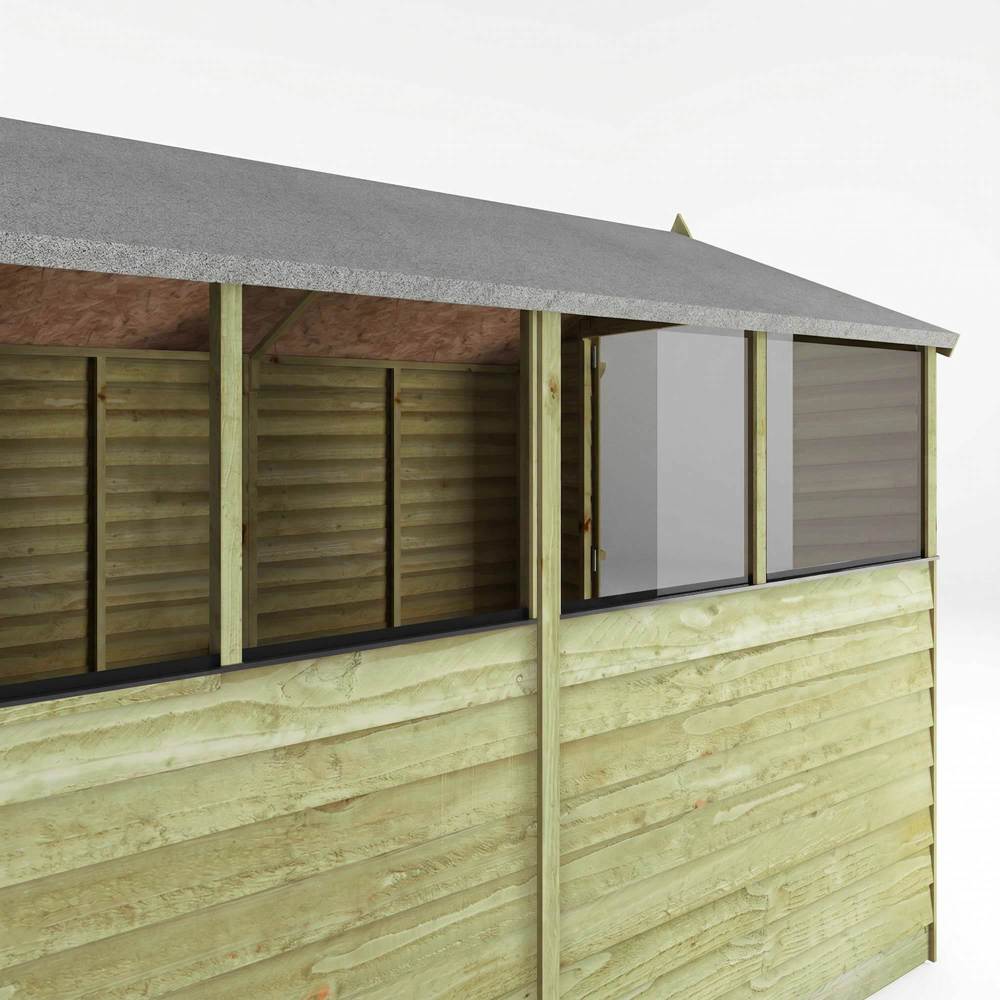 Mercia 8 x 6ft Overlap Apex Shed Image 7