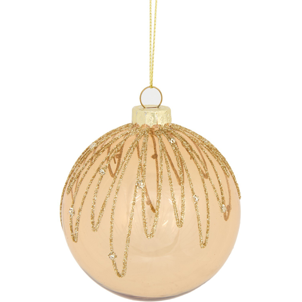 Opaque Glitter Bauble Image 4