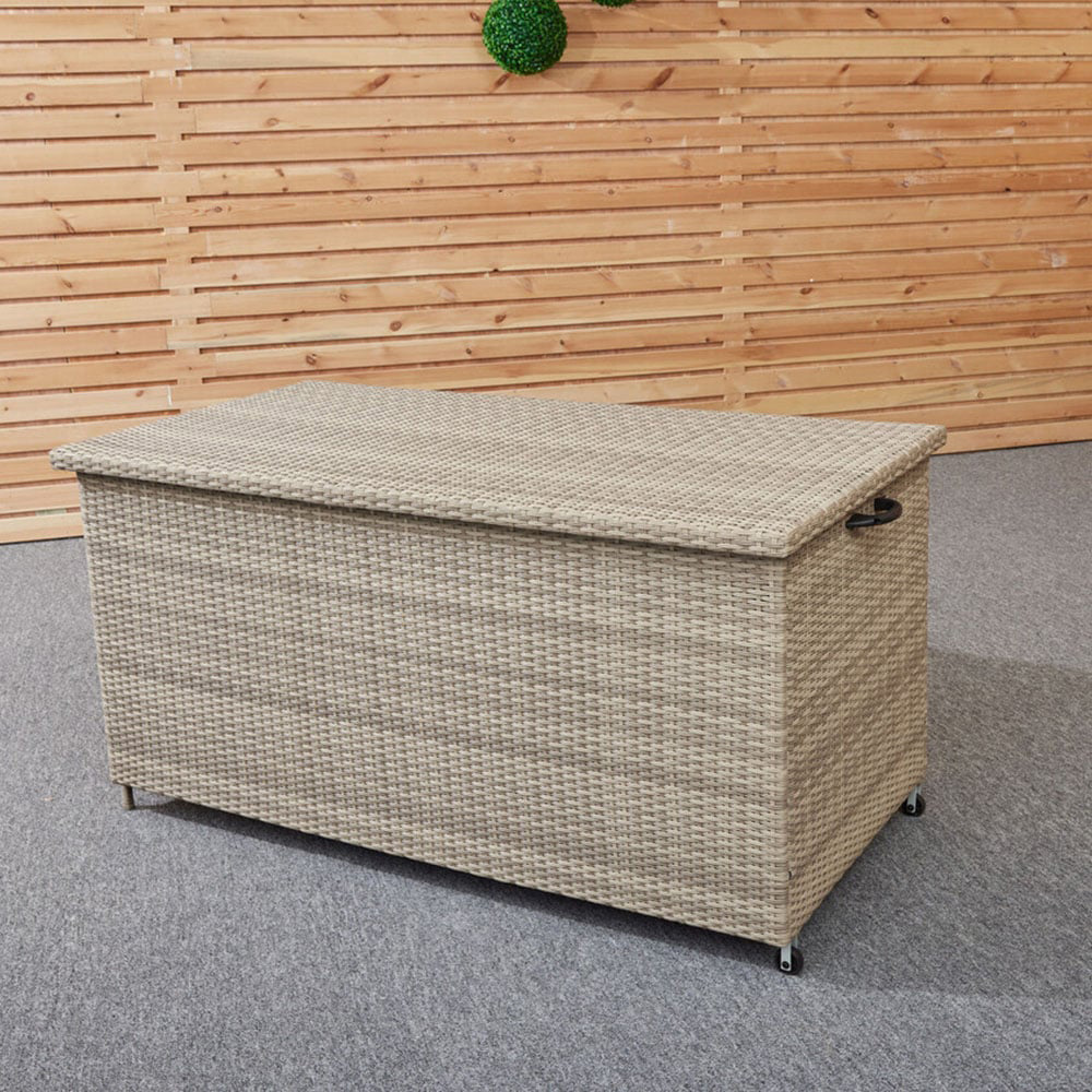 Malay Deluxe Cambridge Natural Rattan Effect Cushion Box Image 8
