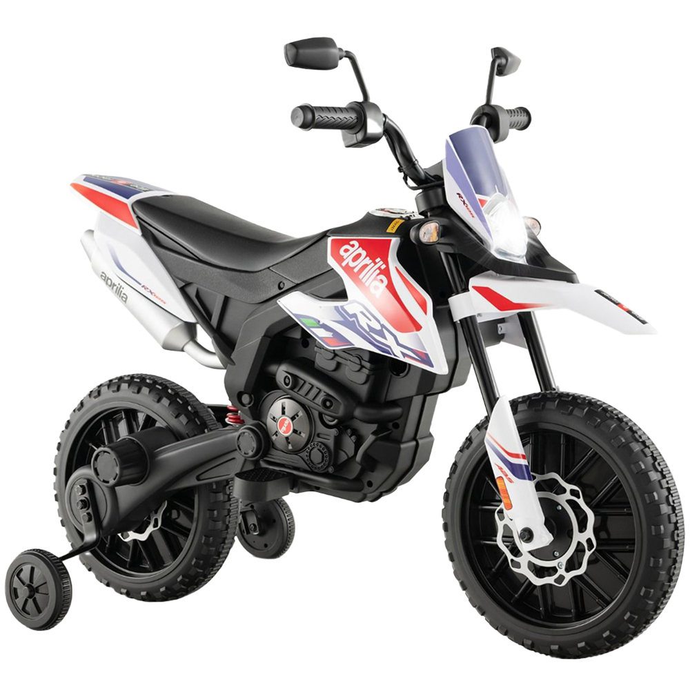 Costway White Kids Ride On Motorbike Image 1