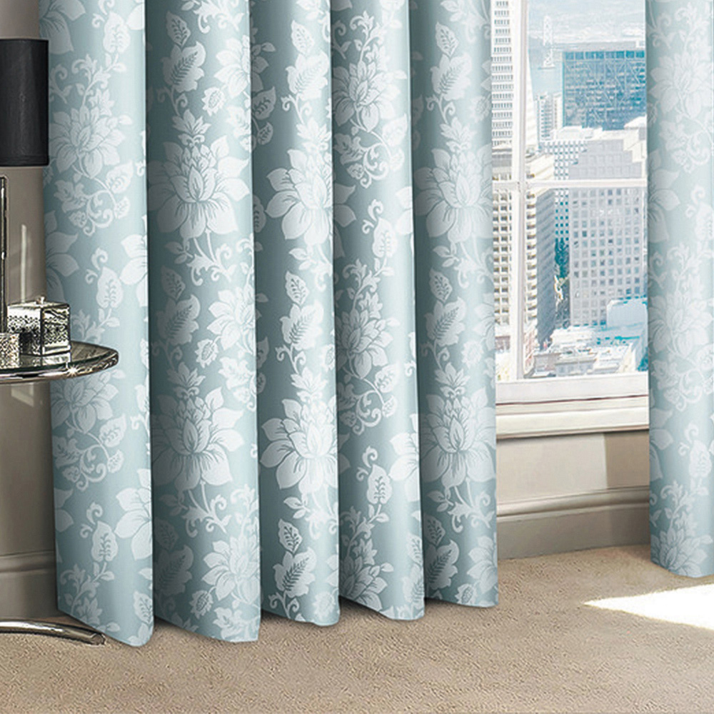 Intimates Iris Silver Tape Top Curtains 168 x 223cm Image 3