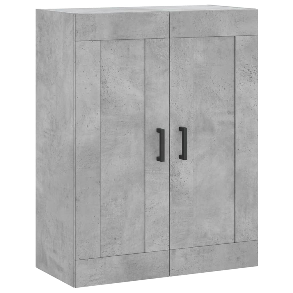 vidaXL 4 Door Concrete Grey Highboard Image 5