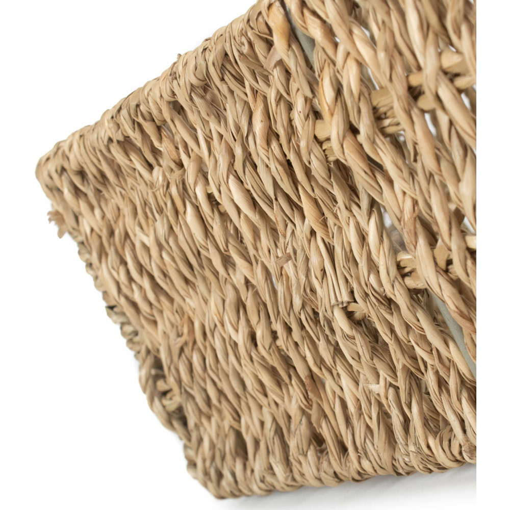 Red Hamper Extra Large Rectangular Seagrass Tray Image 3