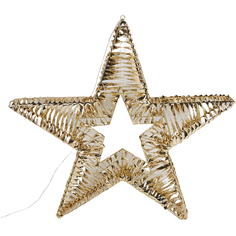 Extra Large LED Star Decoration Gold Image 2