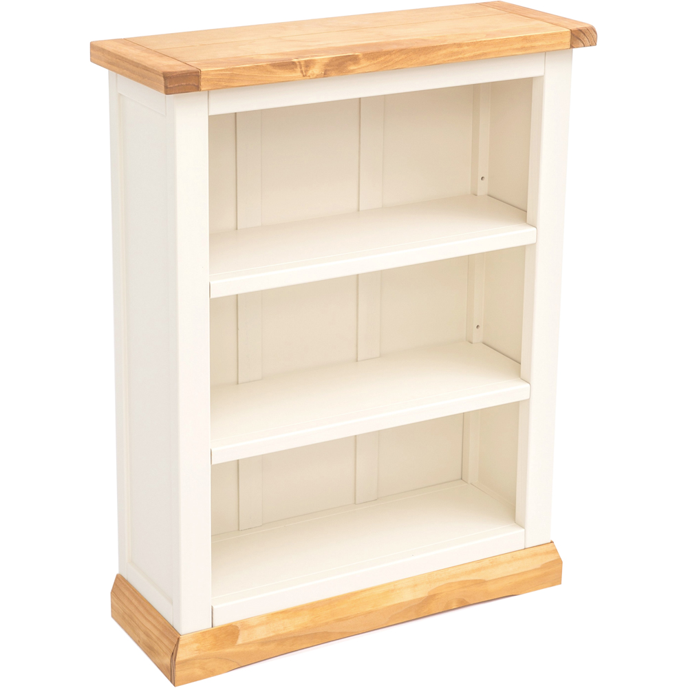 Trevi 3 Shelf Off White Bookcase Image 4