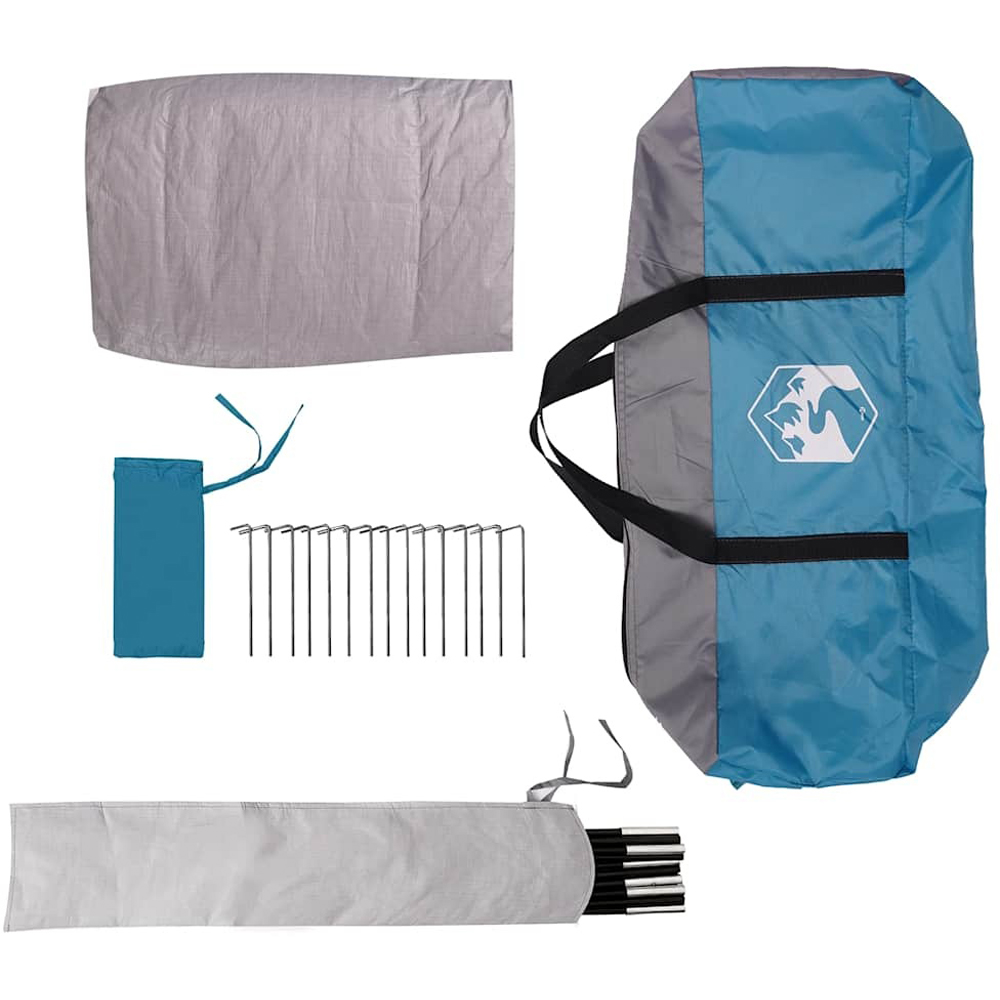 Walplus 11 Person Waterproof Dome Family Tent Blue Image 6
