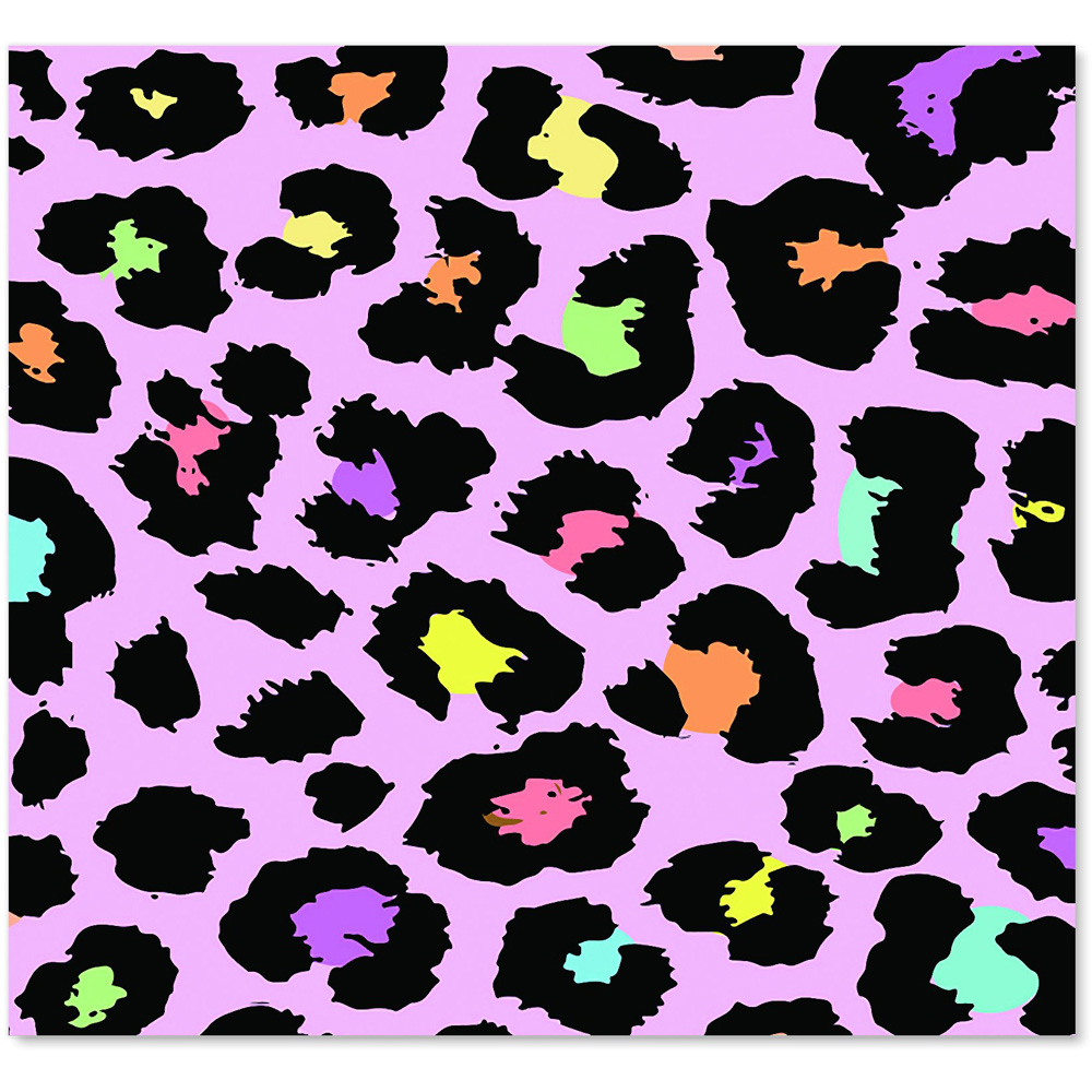 Warren Reed Designer Pink Leopard Print Glass Kitchen Splashback 65 x 70cm Image 2