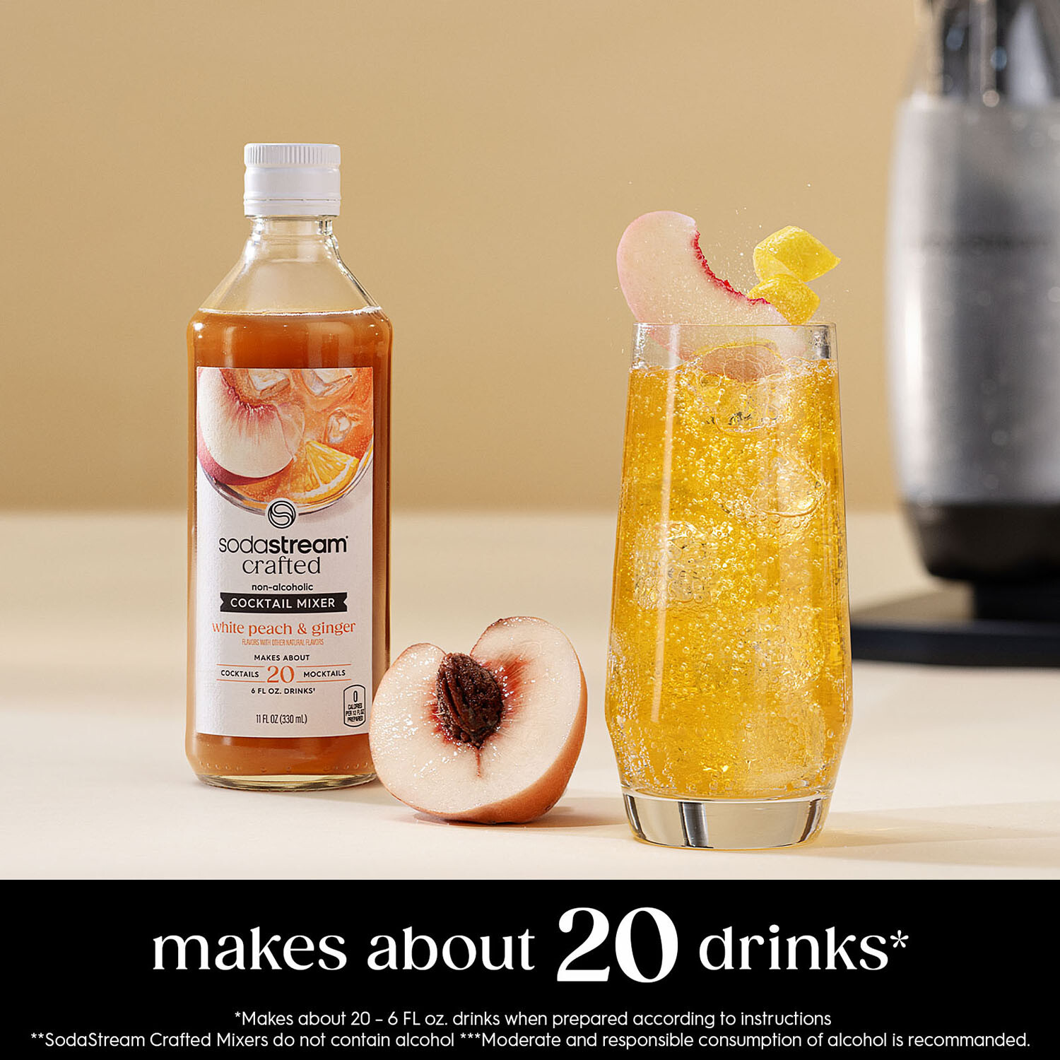 SodaStream Mixer - Multicolour / White Peach and Ginger Image 5