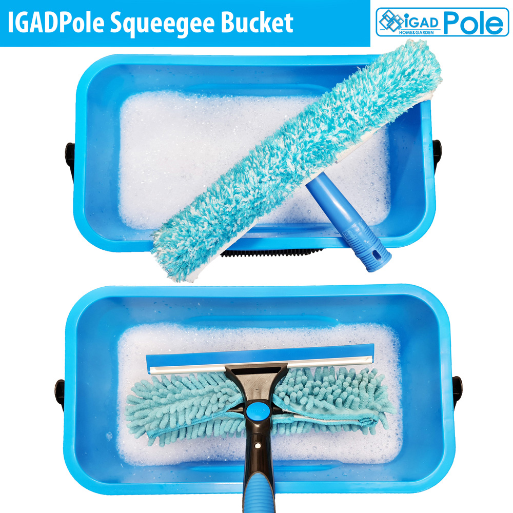 IGAD Pole Window Cleaning Squeegee Bucket 12L Image 5