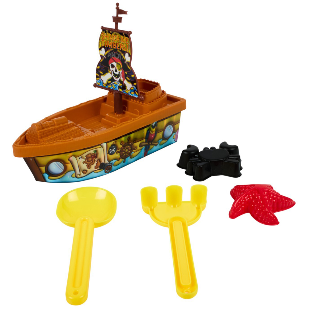 Pirate Boat Beach Toy Set Image 2
