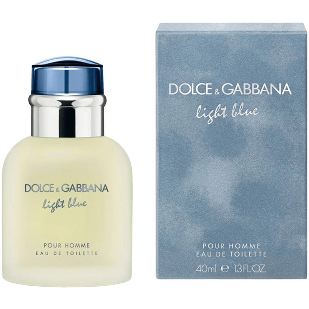 Dolce & Gabbana Light Blue Pour Homme Eau de Toilette Spray 40ml Image 1