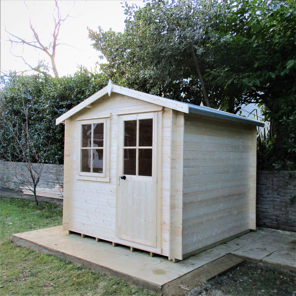Shire Avesbury 10 x 10ft Pressure Treated Wooden Log Cabin Image 6