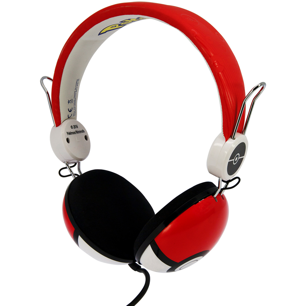 OTL Technologies Poke ball Red Teen Stereo Headphone Image 4