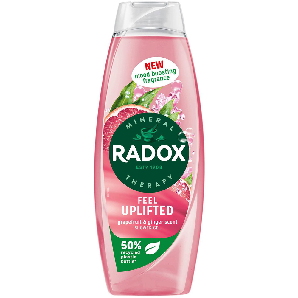 Radox Feel Uplifted Grapefruit and Ginger Scent Shower Gel 675ml 6 Pack Image 3